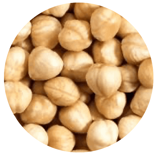 Blanched roasted hazelnuts